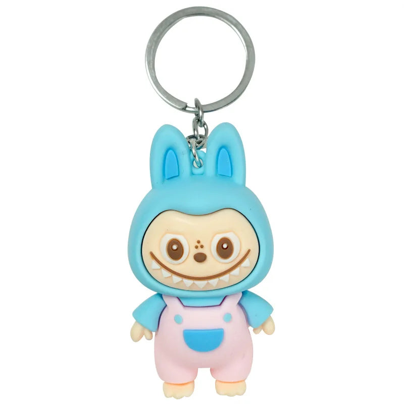 The Monster Key Chain Cute Face Doll Mix Color The Monster Key Chain Cute Face Doll Mix Color